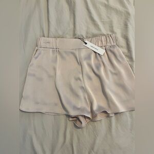 Elegant satin Women's Shorts